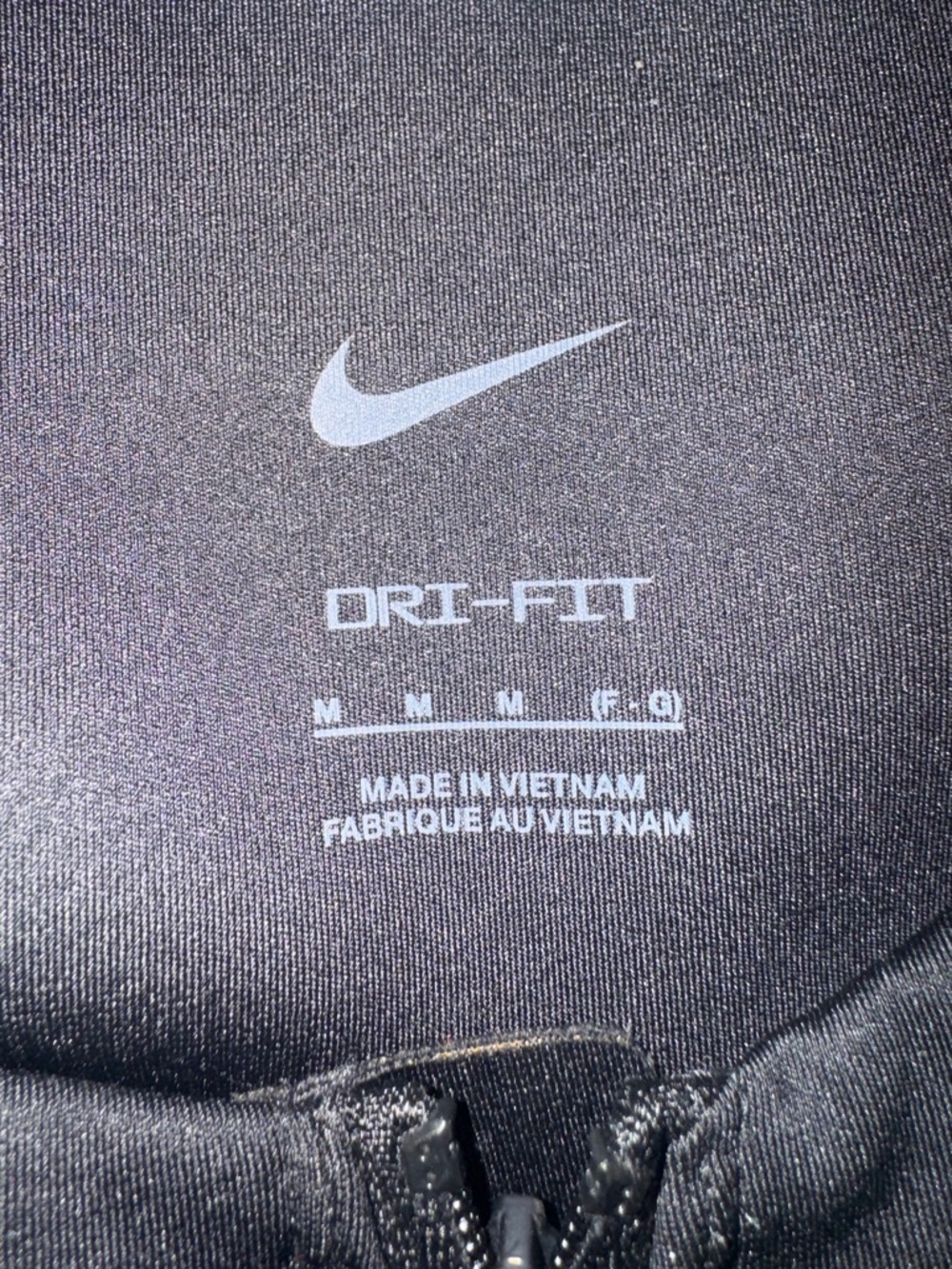 Nike Black Front-Zip High Support Sports Bra - Picture 8 of 8